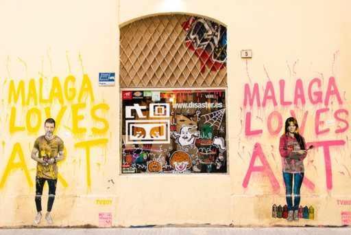 Apartamento En El Centro De Malaga En El Soho Bagian luar foto